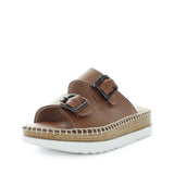 Darrahopens Women's Fashion > Thongs & Sandals JUST BEE Women's CASSIA Sandals Tan 40EU