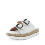 Darrahopens Women's Fashion > Thongs & Sandals JUST BEE Women's CASSIA Sandals White 36EU