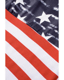 Darrahopens Women's Fashion > Tops & T-shirts Azura Exchange American Flag Cutout T-Shirt - M