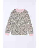 Darrahopens Women's Fashion > Tops & T-shirts Azura Exchange Animal Spotted Print Long Sleeve Top - S