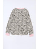 Darrahopens Women's Fashion > Tops & T-shirts Azura Exchange Animal Spotted Print Long Sleeve Top - S