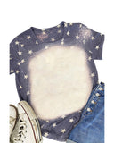 Darrahopens Women's Fashion > Tops & T-shirts Azura Exchange Bleached Star Tee - S