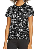 Darrahopens Women's Fashion > Tops & T-shirts Azura Exchange Cheetah Print Short Sleeve T Shirt - M