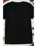 Darrahopens Women's Fashion > Tops & T-shirts Azura Exchange Christmas Tree Pattern Graphic Tee - M