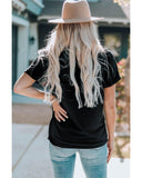 Darrahopens Women's Fashion > Tops & T-shirts Azura Exchange Christmas Tree Pattern Graphic Tee - M