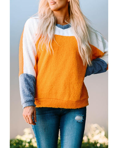 Darrahopens Women's Fashion > Tops & T-shirts Azura Exchange Colorblock Dolman Sleeves Pullover Top - S