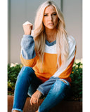 Darrahopens Women's Fashion > Tops & T-shirts Azura Exchange Colorblock Dolman Sleeves Pullover Top - S