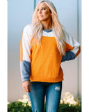 Darrahopens Women's Fashion > Tops & T-shirts Azura Exchange Colorblock Dolman Sleeves Pullover Top - S