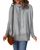 Darrahopens Women's Fashion > Tops & T-shirts Azura Exchange Contrast Dolman Sleeve Pullover Top - M