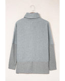 Darrahopens Women's Fashion > Tops & T-shirts Azura Exchange Contrast Dolman Sleeve Pullover Top - M