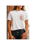 Darrahopens Women's Fashion > Tops & T-shirts Azura Exchange Double-Side Cowboy Hat & Boots Graphic Tee - M