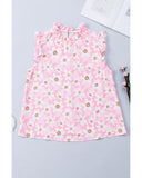 Darrahopens Women's Fashion > Tops & T-shirts Azura Exchange Floral Print Ruffle Trim Blouse - M