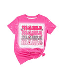Darrahopens Women's Fashion > Tops & T-shirts Azura Exchange Full of Mama Letter Print Tie Dye Tee - L