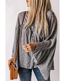 Darrahopens Women's Fashion > Tops & T-shirts Azura Exchange Kimono Sleeve Ruched Blouse - 2XL