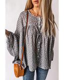 Darrahopens Women's Fashion > Tops & T-shirts Azura Exchange Kimono Sleeve Ruched Blouse - 2XL