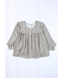 Darrahopens Women's Fashion > Tops & T-shirts Azura Exchange Kimono Sleeve Ruched Blouse - 2XL