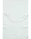 Darrahopens Women's Fashion > Tops & T-shirts Azura Exchange Knit Ribbed Top - S