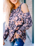 Darrahopens Women's Fashion > Tops & T-shirts Azura Exchange Leopard Cold Shoulder Top - M