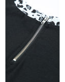 Darrahopens Women's Fashion > Tops & T-shirts Azura Exchange Leopard Print Balloon Sleeve Top - S