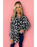 Darrahopens Women's Fashion > Tops & T-shirts Azura Exchange Leopard Print Tunic Shirt - S