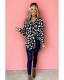 Darrahopens Women's Fashion > Tops & T-shirts Azura Exchange Leopard Print Tunic Shirt - S
