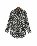 Darrahopens Women's Fashion > Tops & T-shirts Azura Exchange Leopard Print Tunic Shirt - S