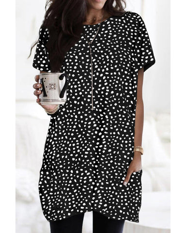 Darrahopens Women's Fashion > Tops & T-shirts Azura Exchange Leopard Print Tunic Top - 2XL