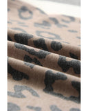 Darrahopens Women's Fashion > Tops & T-shirts Azura Exchange Leopard Print V Neck Tee with Front Pocket - S