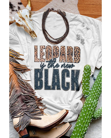 Darrahopens Women's Fashion > Tops & T-shirts Azura Exchange Leopard Print Western Fashion T-Shirt - M