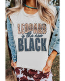 Darrahopens Women's Fashion > Tops & T-shirts Azura Exchange Leopard Print Western Fashion T-Shirt - M