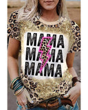 Darrahopens Women's Fashion > Tops & T-shirts Azura Exchange Lightning Graphic Leopard Dyed T Shirt - XL