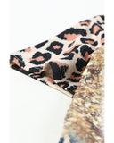 Darrahopens Women's Fashion > Tops & T-shirts Azura Exchange Lightning Graphic Leopard Dyed T Shirt - XL