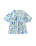 Darrahopens Women's Fashion > Tops & T-shirts Azura Exchange Paisley Print Wide Sleeves Blouse - XL