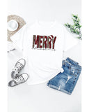 Darrahopens Women's Fashion > Tops & T-shirts Azura Exchange Plaid Leopard Print Short Sleeve T Shirt - L