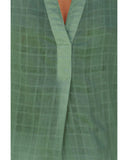 Darrahopens Women's Fashion > Tops & T-shirts Azura Exchange Plaid Print V Neck Short Sleeve Shirt - L