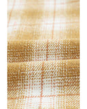 Darrahopens Women's Fashion > Tops & T-shirts Azura Exchange Plaid Shirt with Turn Down Collar - M