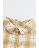 Darrahopens Women's Fashion > Tops & T-shirts Azura Exchange Plaid Shirt with Turn Down Collar - M