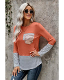 Darrahopens Women's Fashion > Tops & T-shirts Azura Exchange Pocket Sequins Long Sleeve Top - S