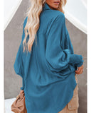 Darrahopens Women's Fashion > Tops & T-shirts Azura Exchange Pocketed Billowy Sleeves Shirt - XL