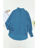 Darrahopens Women's Fashion > Tops & T-shirts Azura Exchange Pocketed Billowy Sleeves Shirt - XL