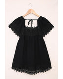 Darrahopens Women's Fashion > Tops & T-shirts Azura Exchange Pom Pom Splicing Square Neck Blouse - S