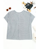 Darrahopens Women's Fashion > Tops & T-shirts Azura Exchange Relaxed Ribbed Knit Tee - L