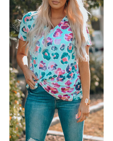 Darrahopens Women's Fashion > Tops & T-shirts Azura Exchange Short Sleeves V Neck T-Shirt - S