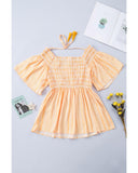 Darrahopens Women's Fashion > Tops & T-shirts Azura Exchange Smocked Flowy Blouse - M