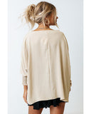 Darrahopens Women's Fashion > Tops & T-shirts Azura Exchange Smocked Wrist Shift Top - S