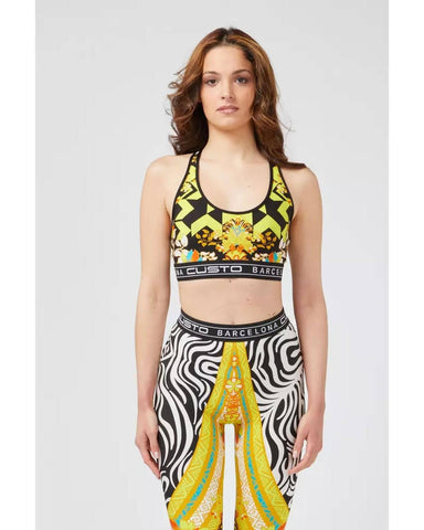 Darrahopens Women's Fashion > Tops & T-shirts Logo Elastic Stretch Top with Front and Rear Opening M Women