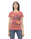 Darrahopens Women's Fashion > Tops & T-shirts Printed Short Sleeve Round Neck T-shirt XS Women