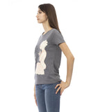 Darrahopens Women's Fashion > Tops & T-shirts Short Sleeve T-shirt with Front Print XL Women