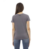 Darrahopens Women's Fashion > Tops & T-shirts Short Sleeve T-shirt with Front Print XL Women