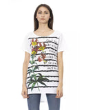 Darrahopens Women's Fashion > Tops & T-shirts Short Sleeve T-shirt With Round Neck. Front Print. M Women